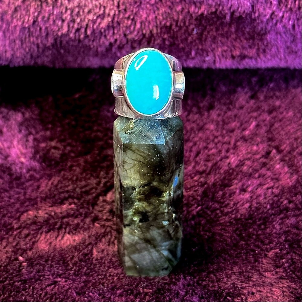 Sterling Silver ring with Turquoise